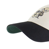 Men's '47 Cream/Black New Orleans Saints Fairfield MVP Throwback Adjustable Hat