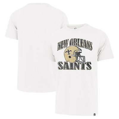 T-shirt rétro Overrun Franklin pour homme, couleur crème, 1947, New Orleans Saints