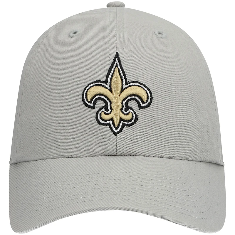 Casquette réglable '47 New Orleans Saints Clean Up grise pour homme