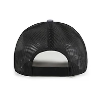 Men's '47 Heather Charcoal New Orleans Saints Carbon Rope Trucker Adjustable Hat