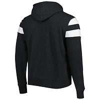 Men's '47 Heathered Black New Orleans Saints Premier Nico Pullover Hoodie