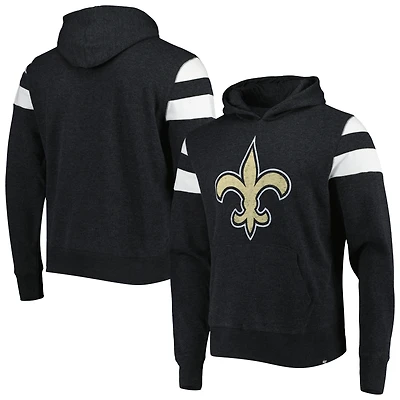 Sweat à capuche '47 noir chiné New Orleans Saints Premier Nico pour hommes