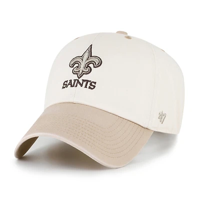 Men's '47  Natural/Tan New Orleans Saints Neutral Terrain Clean Up Adjustable Hat