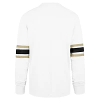 Men's '47 White New Orleans Saints Gridiron Premier Brex Long Sleeve T-Shirt