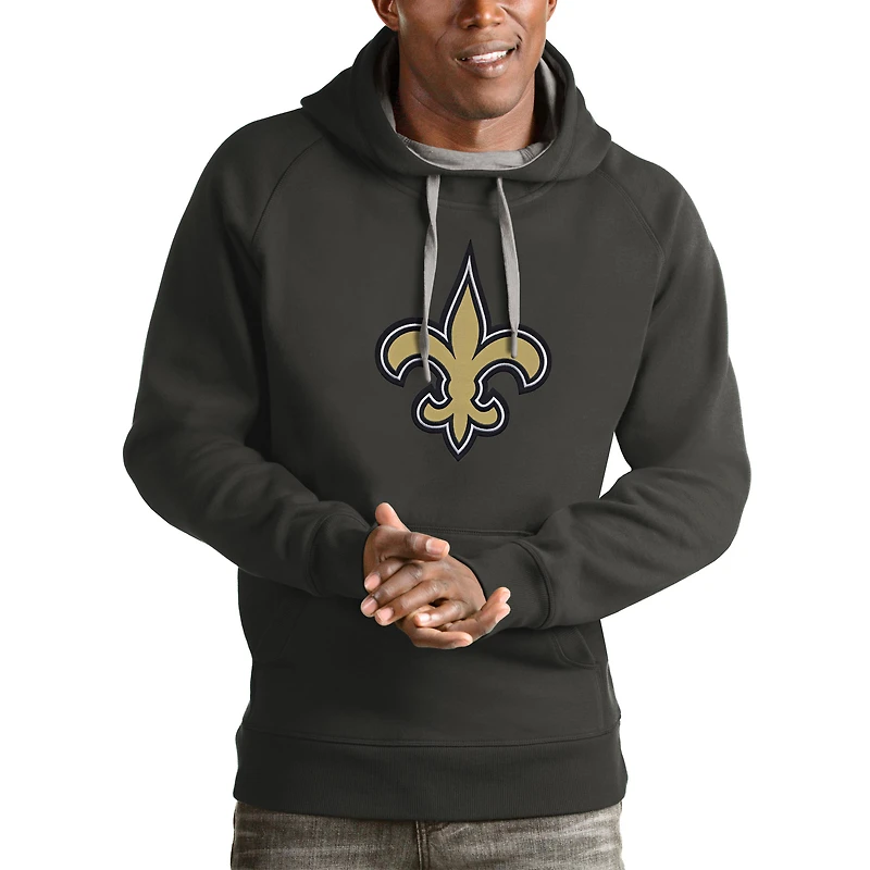 Sweat à capuche Victory pour homme, couleur anthracite, des Saints de la Nouvelle-Orléans