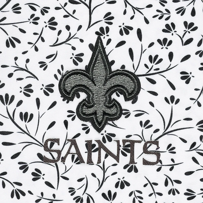 Polo Motion blanc Antigua pour homme des Saints de la Nouvelle-Orléans