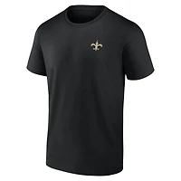 Men's  Black New Orleans Saints Full Range T-Shirt
