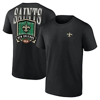 Men's  Black New Orleans Saints Full Range T-Shirt