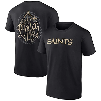 Men's  Black New Orleans Saints Home Field Advantage T-Shirt