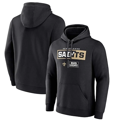 Men's Black New Orleans Saints NFL x Bud Light Pullover Hoodie