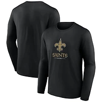 Men's New Orleans Saints Team Lockup Long Sleeve T-Shirt