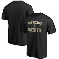 Men's  Black New Orleans Saints Victory Arch T-Shirt