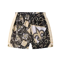 Short en maille Chubbies noir pour homme des Saints de la Nouvelle-Orléans