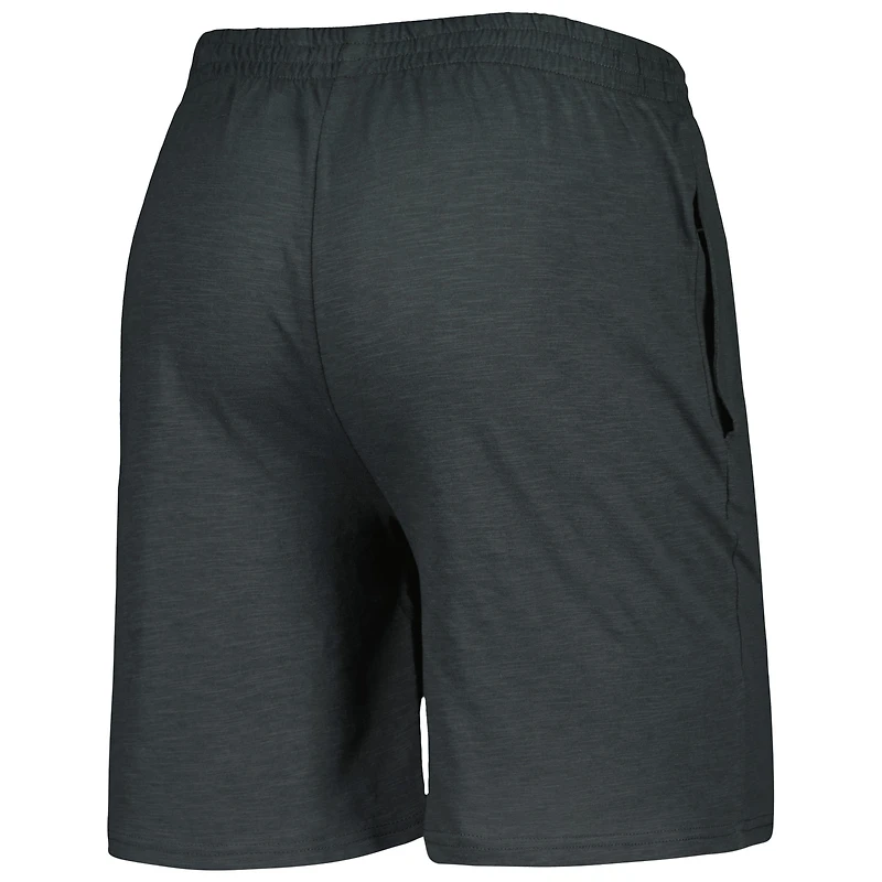 Men's Concepts Sport Charcoal/White New Orleans Saints Downfield T-Shirt & Shorts Sleep Set