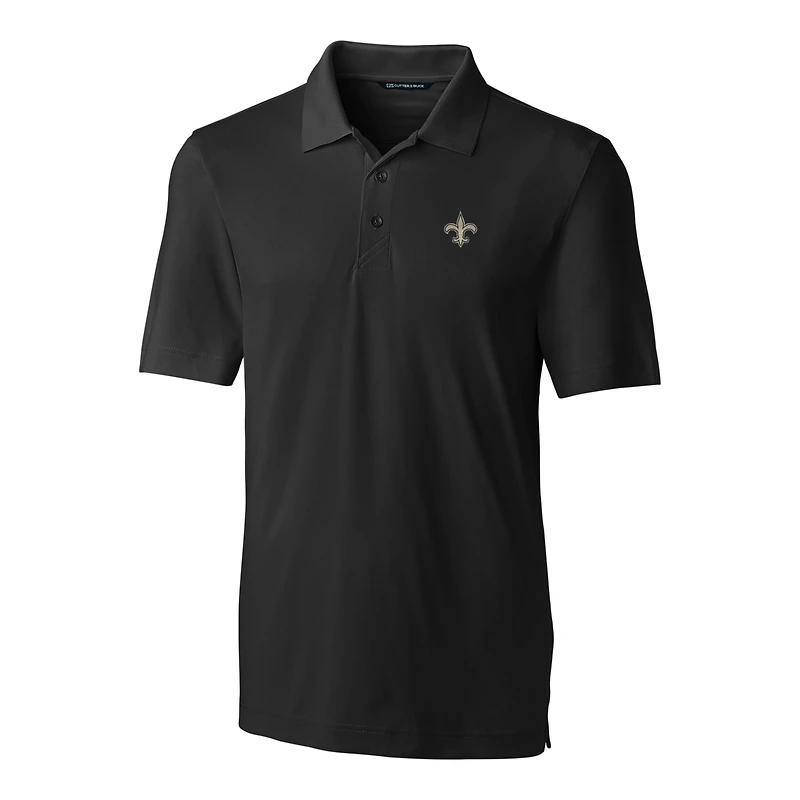 Polo extensible Forge noir Cutter & Buck pour homme, grandes tailles, des Saints de la Nouvelle-Orléans