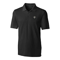 Polo extensible Forge noir Cutter & Buck pour homme, grandes tailles, des Saints de la Nouvelle-Orléans