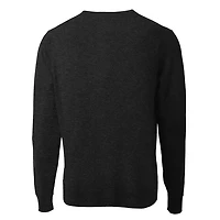 Pull-over noir à col en V et logo rétro Lakemont des Saints de la Nouvelle-Orléans pour homme, Cutter & Buck