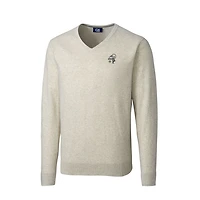 Pull à col en V pour homme, coupe-vent et buck, logo rétro des Saints de la Nouvelle-Orléans, Lakemont Tri-Blend, grande taille