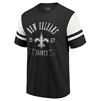 Men's Darius Rucker Collection by Fanatics  Black New Orleans Saints Football T-Shirt