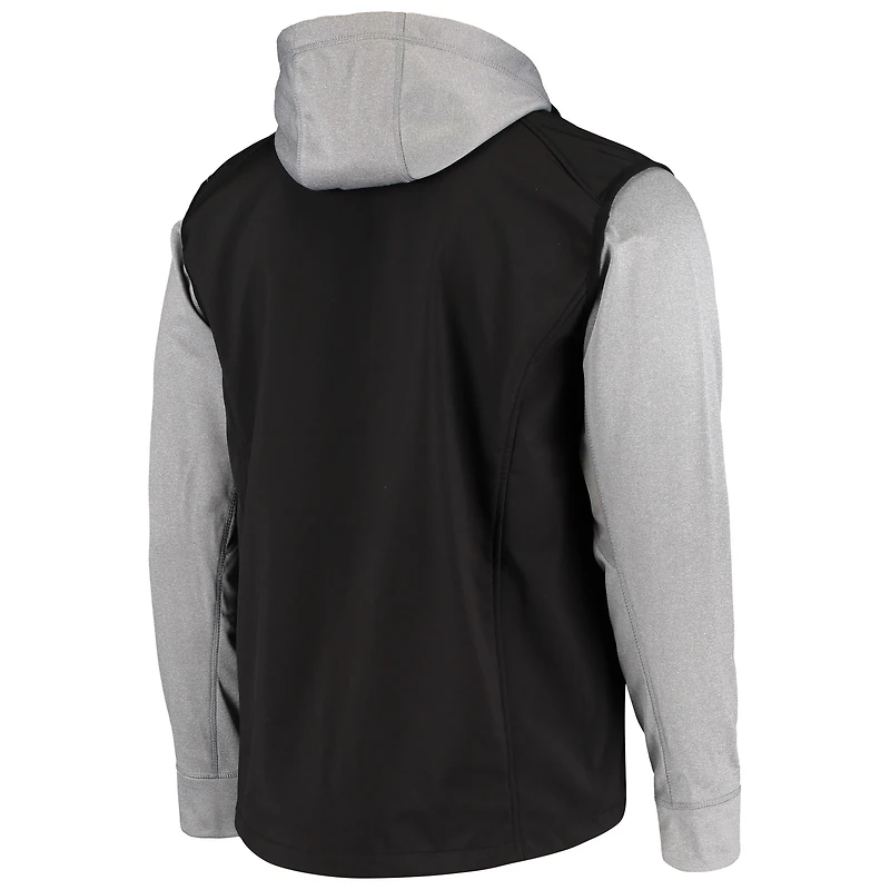 Blouson à glissière intégrale Dunbrooke New Orleans Saints Alpha noir/gris pour hommes