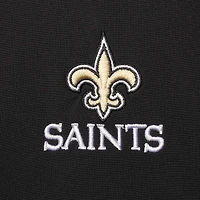 Blouson à glissière intégrale Dunbrooke New Orleans Saints Alpha noir/gris pour hommes