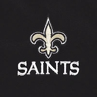 Men's Dunbrooke Black New Orleans Saints All-Star Tech Quarter-Zip Top