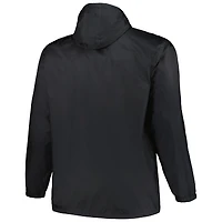 Dunbrooke Noir New Orleans Saints Big & Tall Legacy Stadium Veste entièrement zippée pour homme