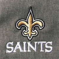 Veste softshell zippée intégrale Dunbrooke Black New Orleans Saints Circle Zephyr pour homme