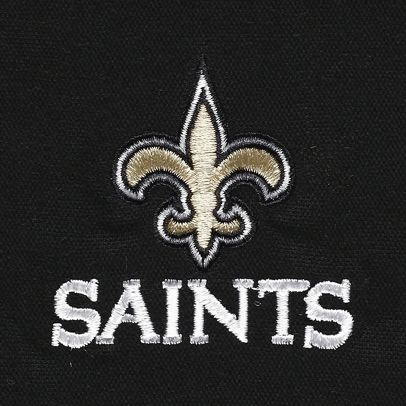 Men's Dunbrooke Black New Orleans Saints Journey Workwear Tri-Blend Full-Zip Jacket