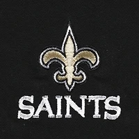 Men's Dunbrooke Black New Orleans Saints Journey Workwear Tri-Blend Full-Zip Jacket