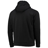 Men's Dunbrooke Black New Orleans Saints Shag Tri-Blend Full-Zip Raglan Hoodie