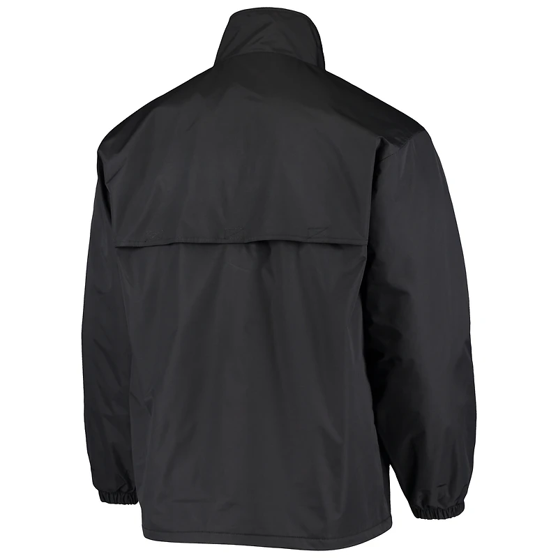 Veste en molleton à glissière intégrale Dunbrooke New Orleans Saints Triumph pour hommes, noire