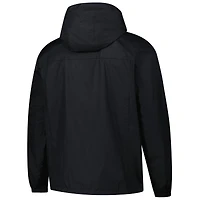 Men's Dunbrooke Black New Orleans Saints Tropic Waterproof Packable Full-Zip Hoodie Jacket