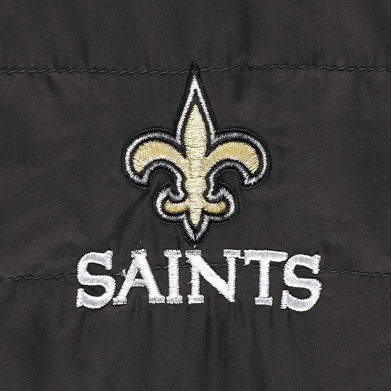 Men's Dunbrooke Heather Black New Orleans Saints Explorer Tech Full-Zip Jacket