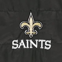 Men's Dunbrooke Heather Black New Orleans Saints Explorer Tech Full-Zip Jacket