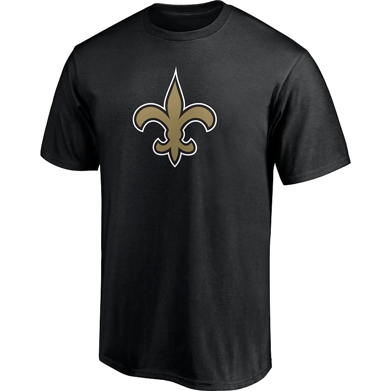 Men's Fanatics Alvin Kamara Black New Orleans Saints Player Icon Name & Number T-Shirt