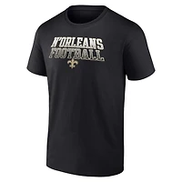 Men's Fanatics Black New Orleans Saints Big & Tall N'Orleans Football Statement T-Shirt