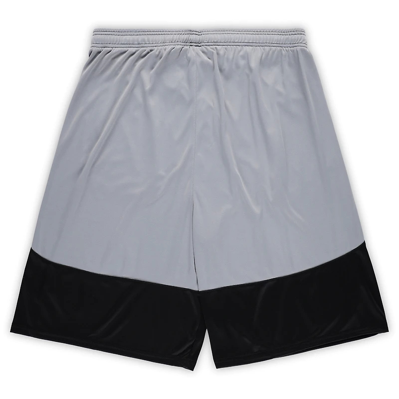 Men's Fanatics Black New Orleans Saints Big & Tall Team Logo Shorts