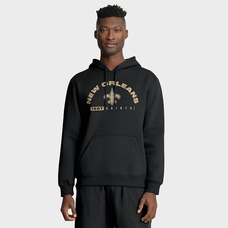 Men's Fanatics Black New Orleans Saints Delay of Game Legacy Pullover Hoodie