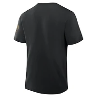 Men's Fanatics Black New Orleans Saints Elevated Classic Legacy T-Shirt