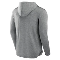 Men's Fanatics Black New Orleans Saints Front Office Tech Lightweight Hoodie T-Shirt