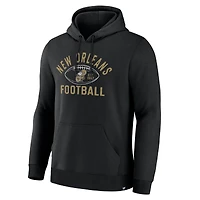 Men's Fanatics Black New Orleans Saints Fumblerooski Legacy Pullover Hoodie