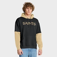 Sweat à capuche noir Fanatics pour homme avec logo des New Orleans Saints