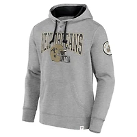 Men's Fanatics  Black New Orleans Saints Label Maker Pullover Hoodie