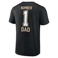 T-shirt papa noir New Orleans Saints #1 Fanatics pour hommes