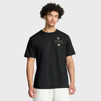Men's Fanatics Black New Orleans Saints Passing Pocket Legacy T-Shirt