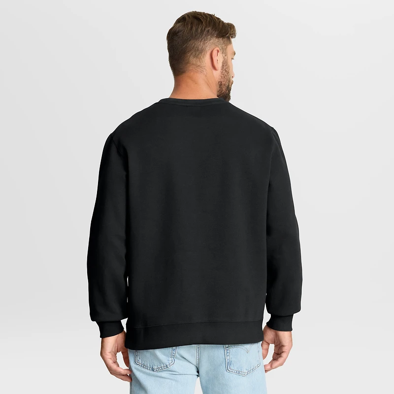 Men's Fanatics Black New Orleans Saints Powerful Throw Legacy Pullover Sweatshirt