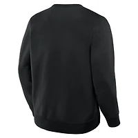 Men's Fanatics Black New Orleans Saints Powerful Throw Legacy Pullover Sweatshirt