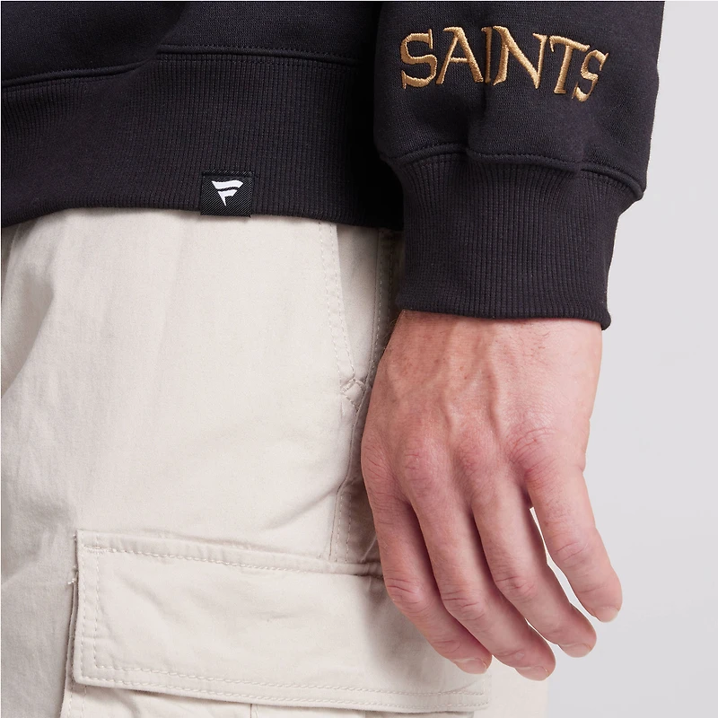 Men's Fanatics Black New Orleans Saints Pylon Cam Legacy Pullover Hoodie