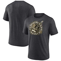 Men's Fanatics Heathered Charcoal New Orleans Saints Sporting Chance Tri-Blend - T-Shirt